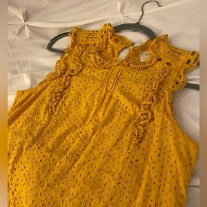Maeve lined yellow top